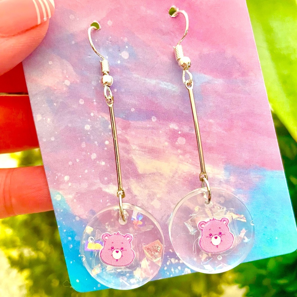 Care Bear Dangle Earrings